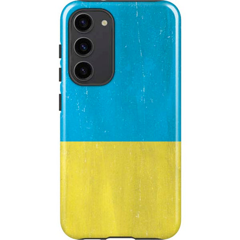 Ukraine Flag Distressed Galaxy S23 Plus Pro Case